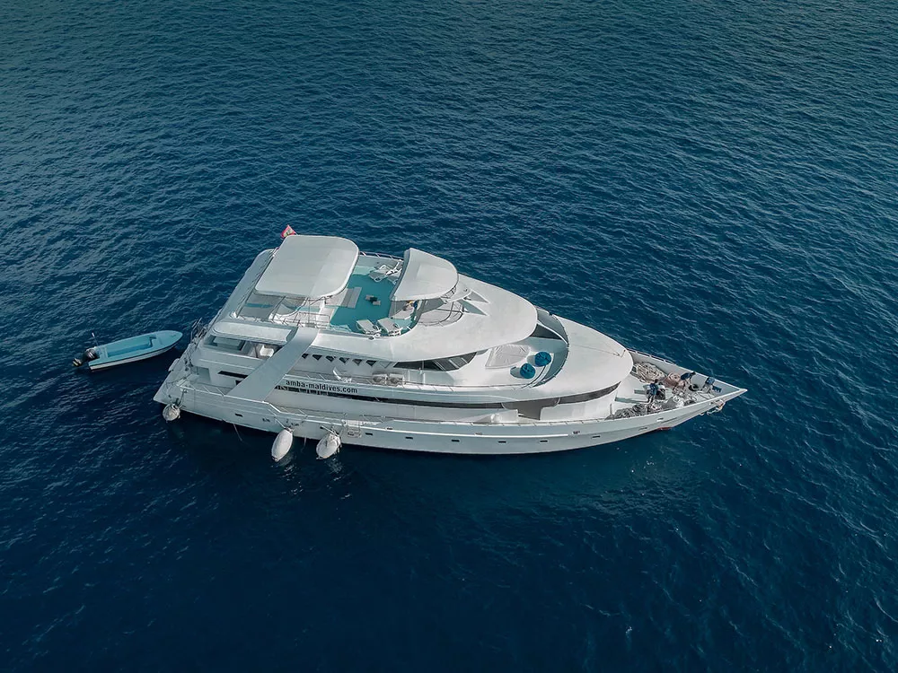 Erleben Sie die traumhafte Inselwelt der Malediven an Bord einer Yacht.