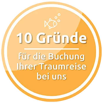 10 Gründe für die Buchung Ihrer Traumreise über uns! 10 Gründe für die Buchung Ihrer Traumreise über uns!